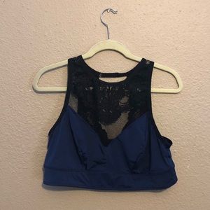 TORRID Navy Blue and Black Bralette